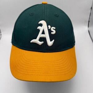 Oakland Athletics MLB Youth Baseball Cap Green‎ Gold A Logo Team MLB